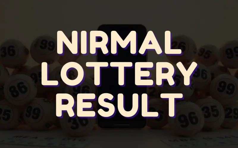 nirmal lottery result