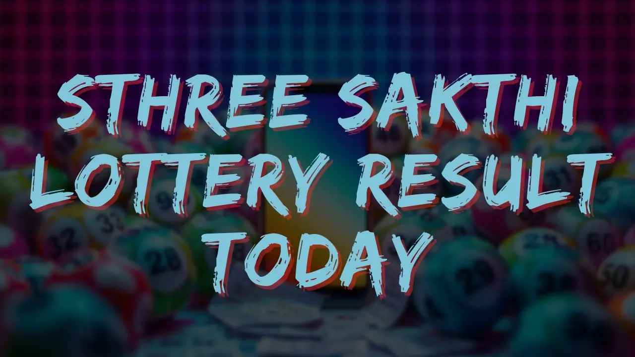 sthree sakthi lottery result today